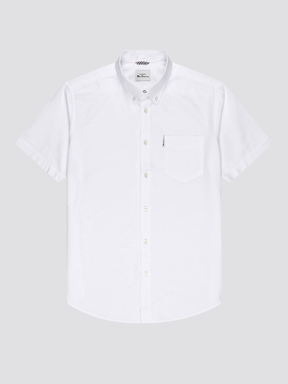 Camisas Ben Sherman Signature Short Sleeve Oxford Blancas | 738-THOFJB