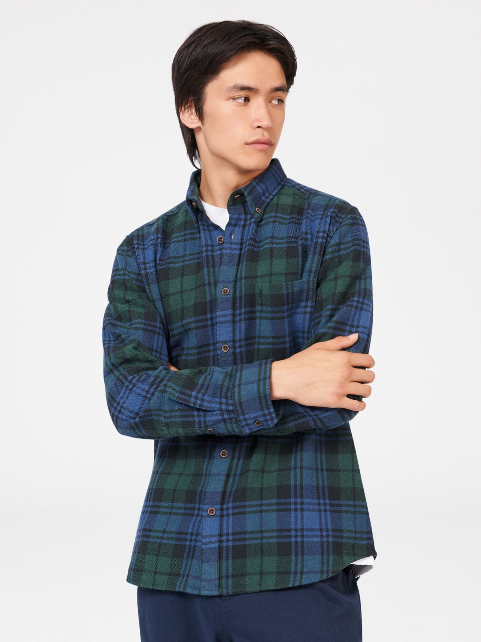 Camisas Ben Sherman Signature Tartan Check Verde | 075-MAIBFH