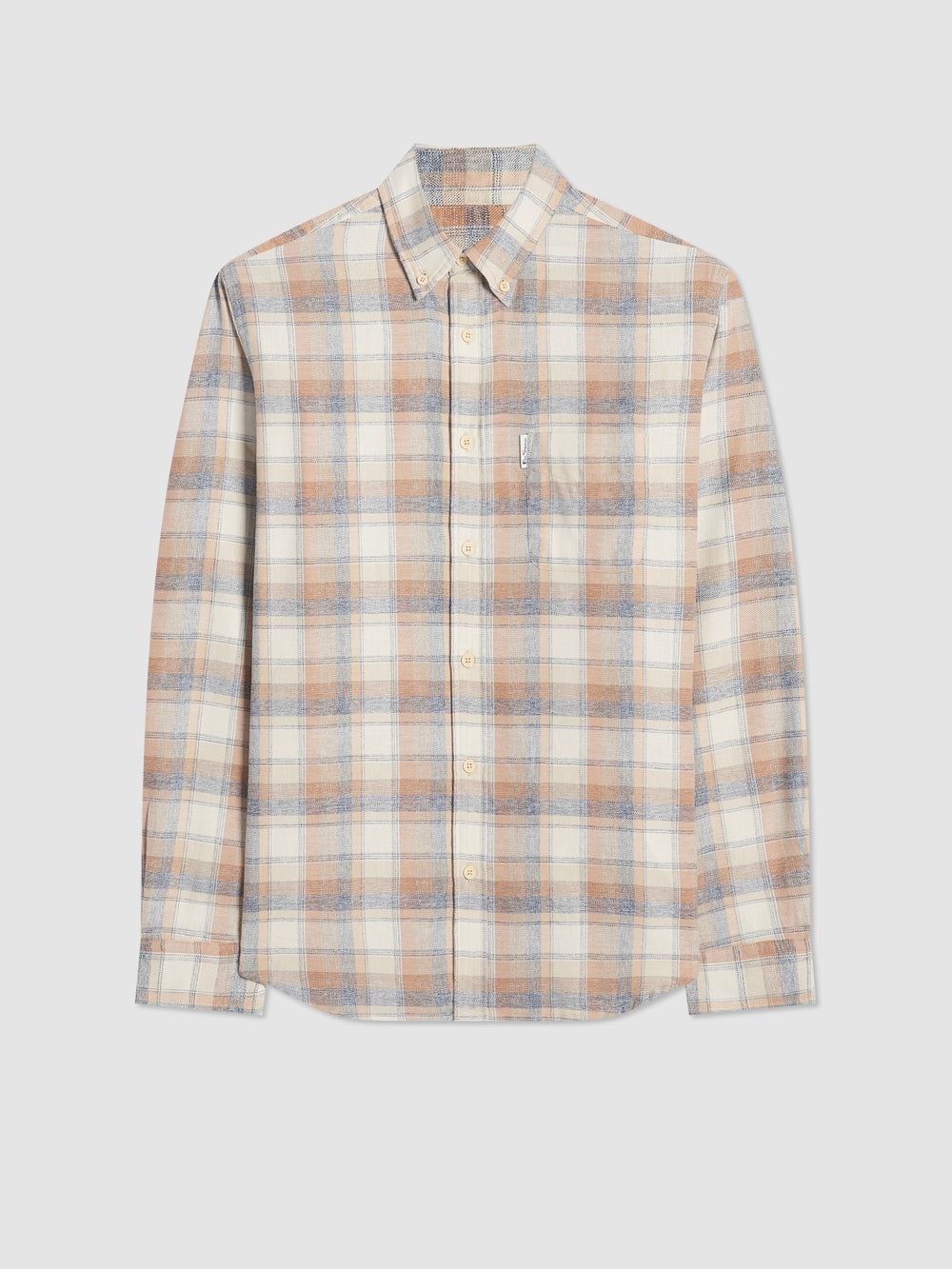 Camisas Ben Sherman Twisted Yarn Check Marrones | 371-TFXNEW