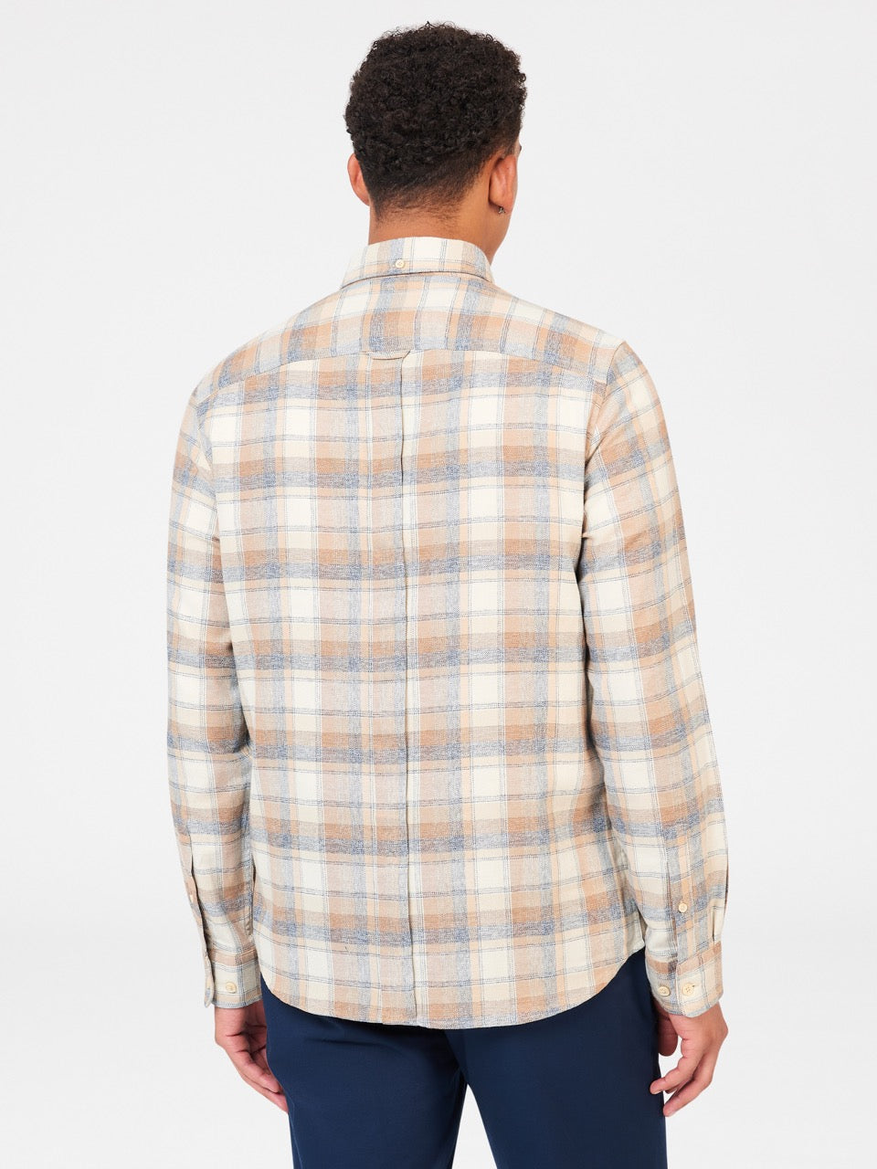 Camisas Ben Sherman Twisted Yarn Check Marrones | 371-TFXNEW