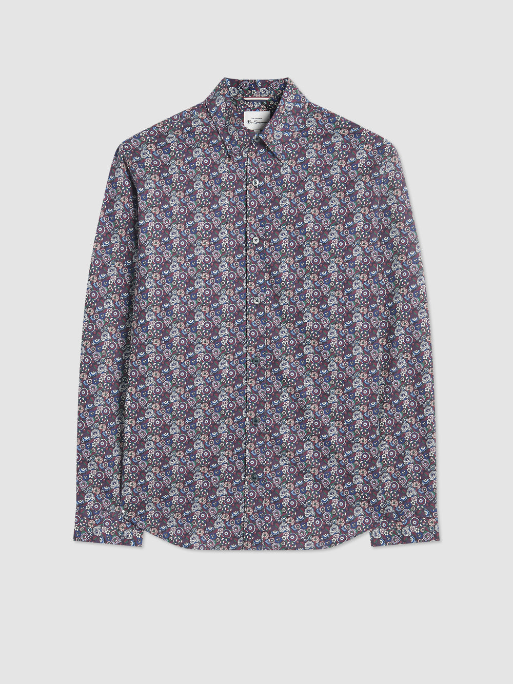 Camisas Ben Sherman Winter Floral Moradas | 538-NVWSHC