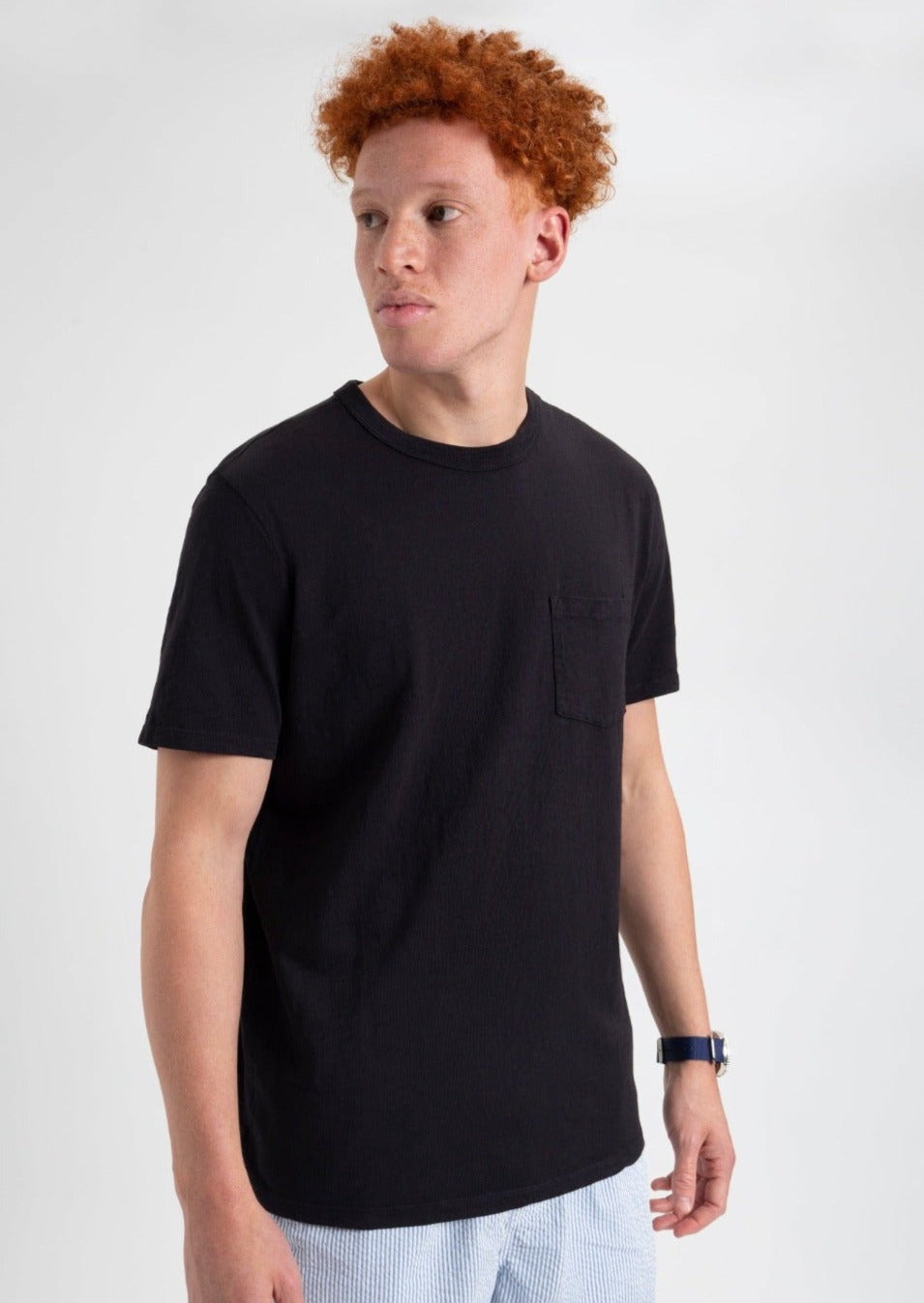 Camiseta Ben Sherman Garment Dye Beatnik Negras | 356-SCEDYL