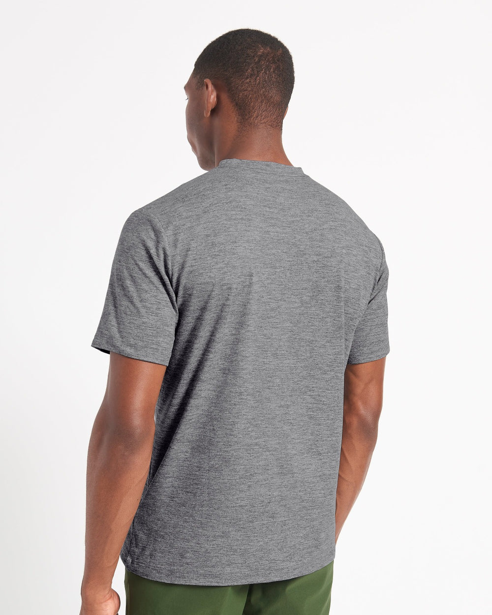 Camiseta Ben Sherman Performance Stretch Marl Gris | 360-ZKRWJC