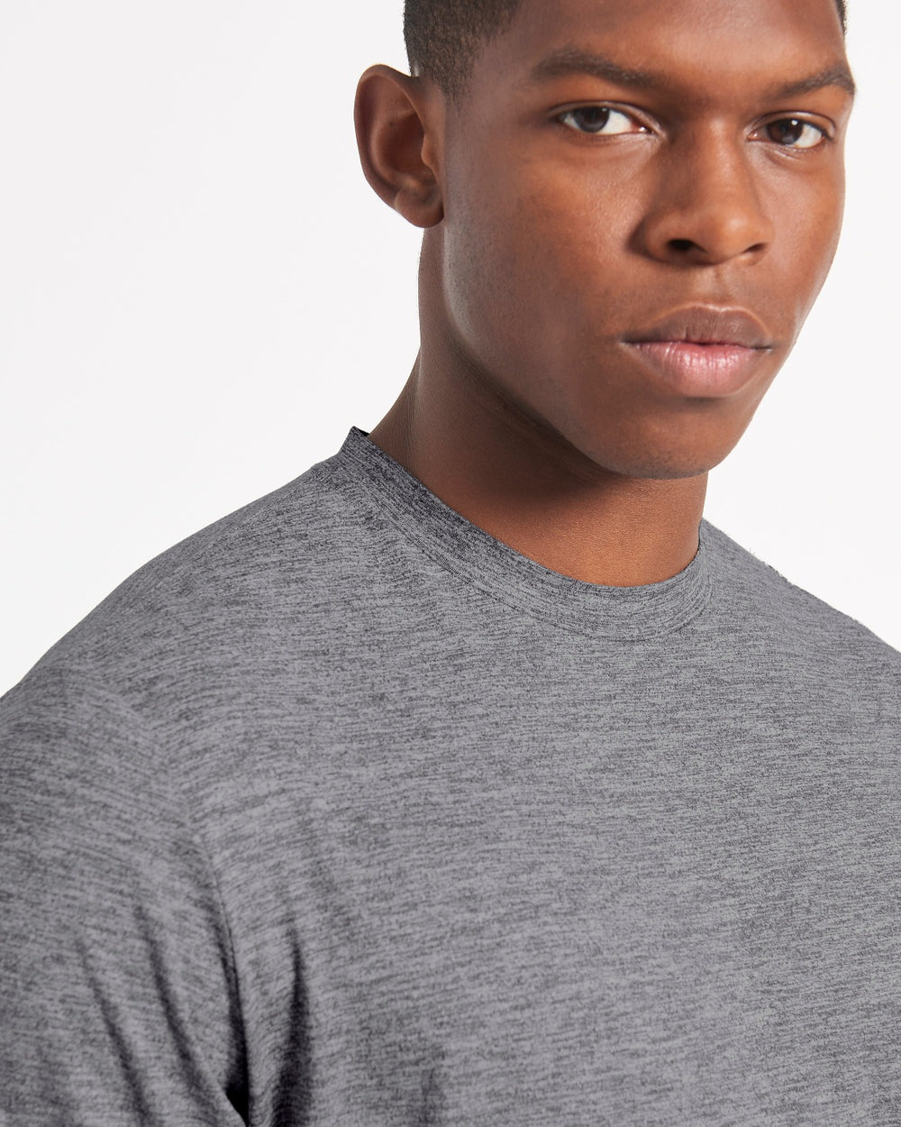 Camiseta Ben Sherman Performance Stretch Marl Gris | 360-ZKRWJC