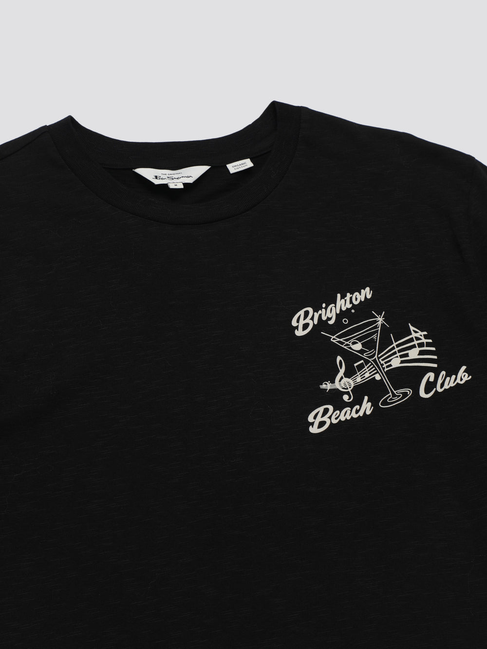 Camiseta Ben Sherman Signature Brighton Beach Club Negras | 567-SGYJUM