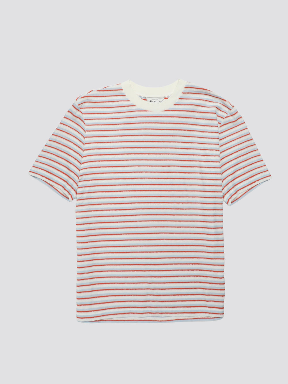 Camiseta Ben Sherman Signature Loopback Stripe Azules | 769-JKVGAR