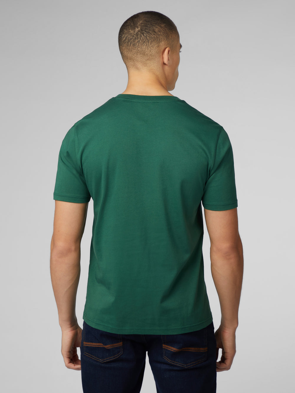 Camiseta Ben Sherman Signature Mod Head Verde | 409-ILDUVC