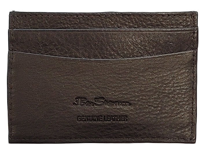 Carteras Ben Sherman Koki Leather Card Holder Marrones | 806-UQCDTE