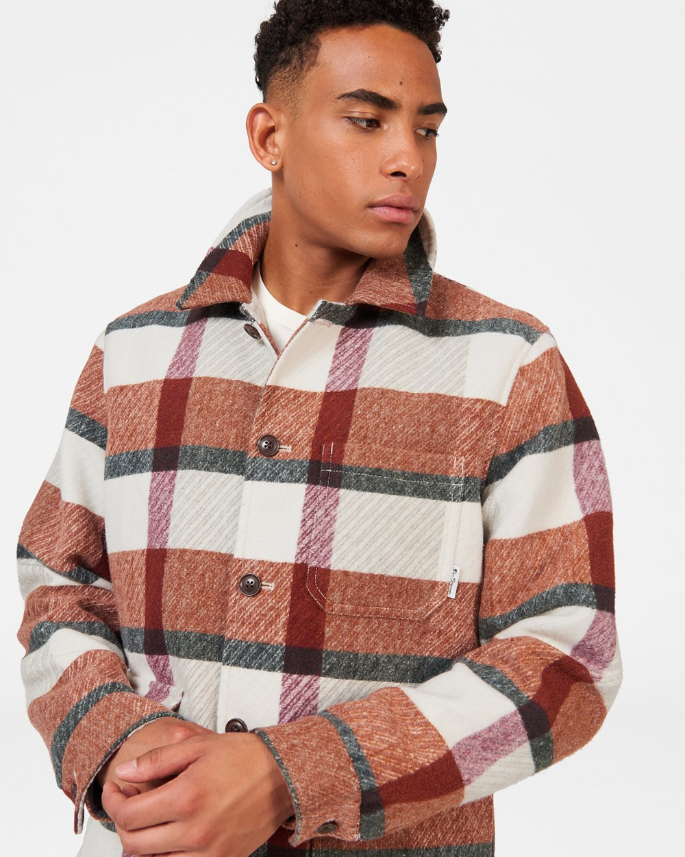 Chaquetas Ben Sherman Plaid Naranjas | 076-ICULTA