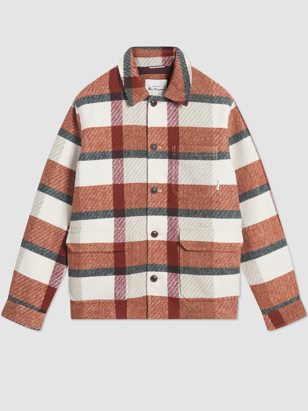 Chaquetas Ben Sherman Plaid Naranjas | 076-ICULTA