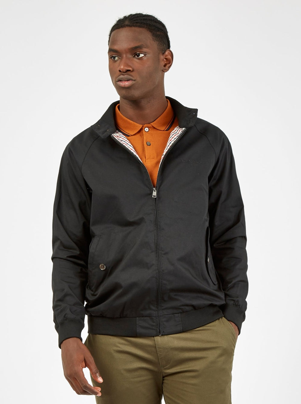 Chaquetas Ben Sherman Signature Harrington Negras | 612-REMJGZ