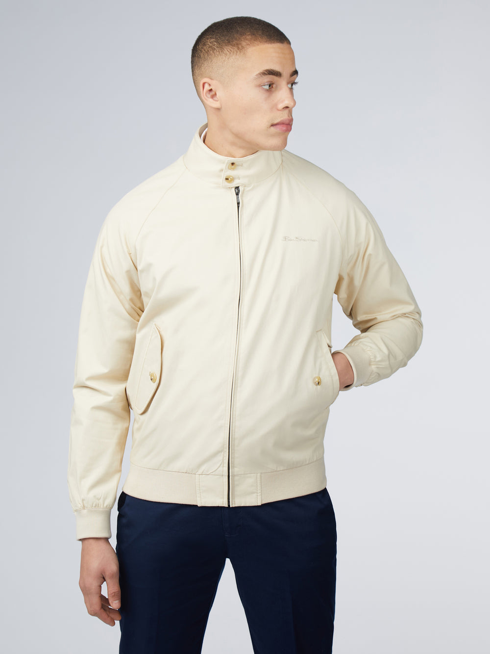 Chaquetas Ben Sherman Signature Harrington Creme | 980-YNBJSR