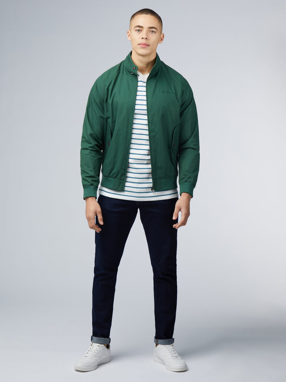 Chaquetas Ben Sherman Signature Harrington Verde | 913-ZVMKAB