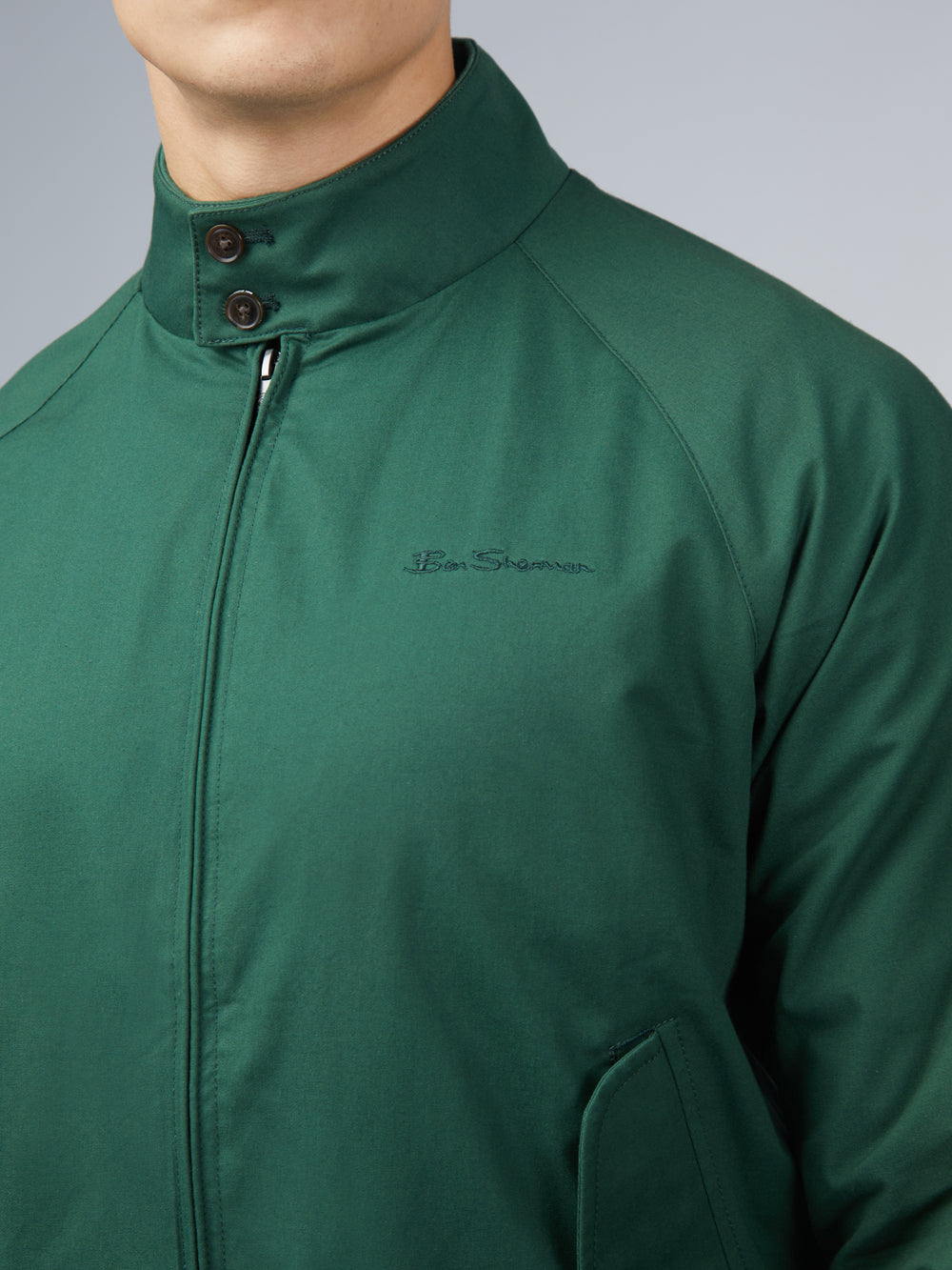 Chaquetas Ben Sherman Signature Harrington Verde | 913-ZVMKAB