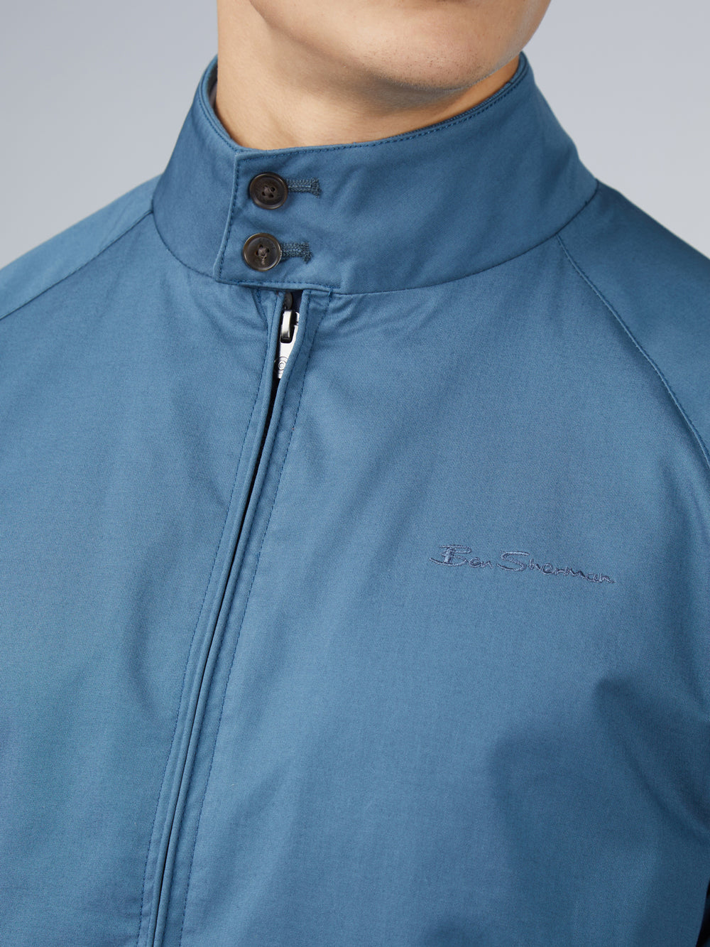 Chaquetas Ben Sherman Signature Harrington Turquesa | 537-ARLQUE