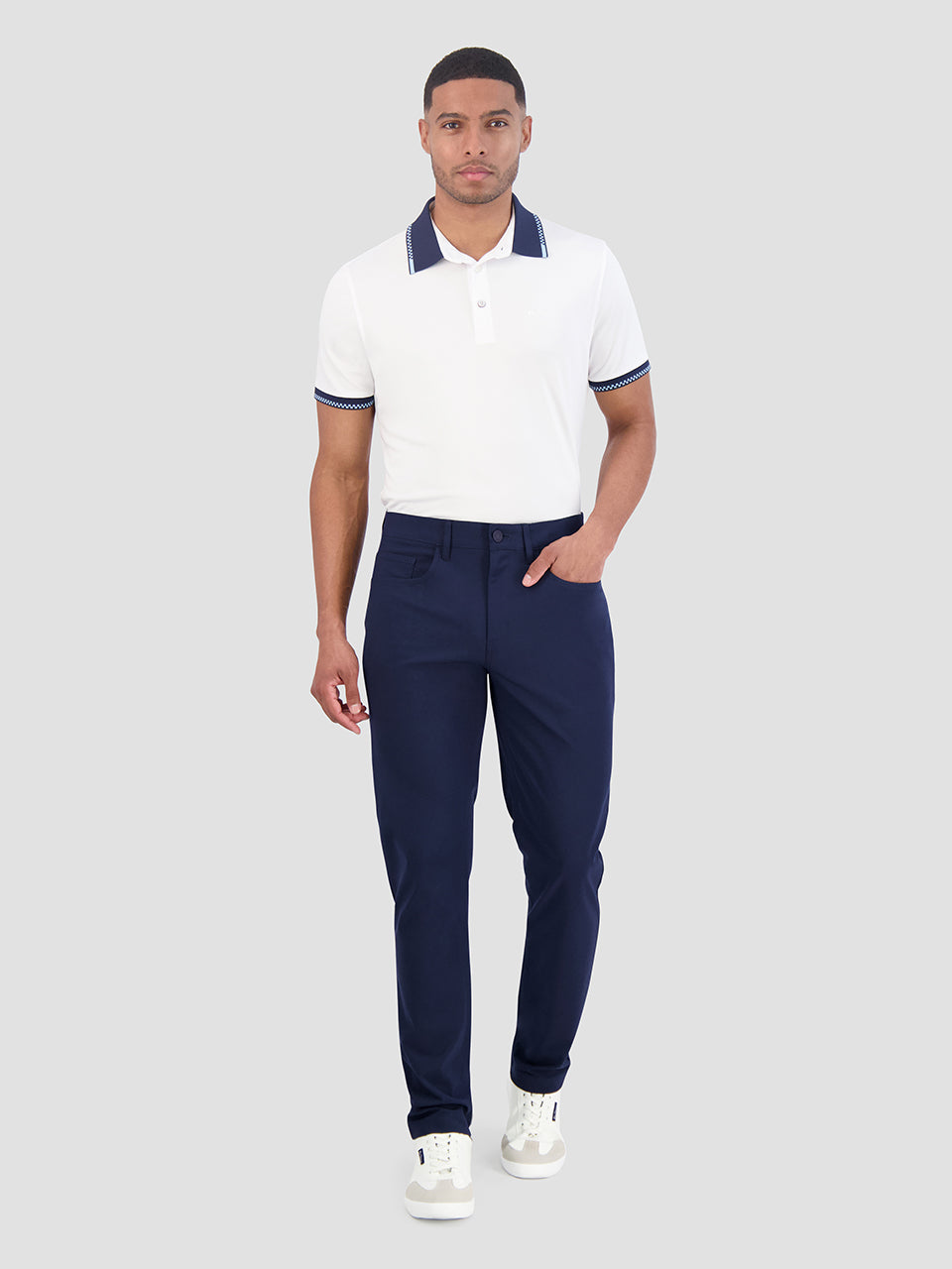 Pantalon Ben Sherman 4Way Stretch Tech Long Azul Marino | 319-ZJOXSN