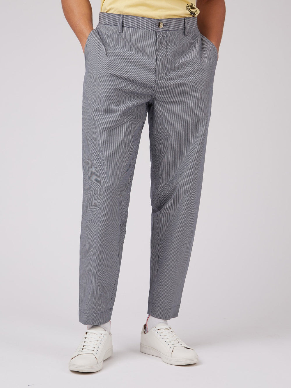 Pantalon Ben Sherman B by Ben Sherman Cotton Taper Azules Gris | 210-MSNEAY