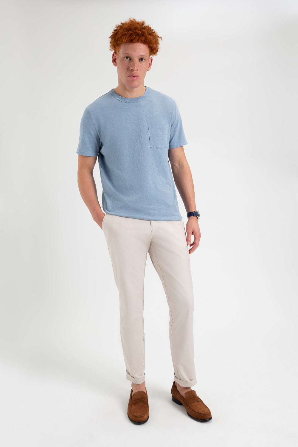 Pantalon Ben Sherman Everyday Slim Fit Chino Blancas | 354-LKOHPA