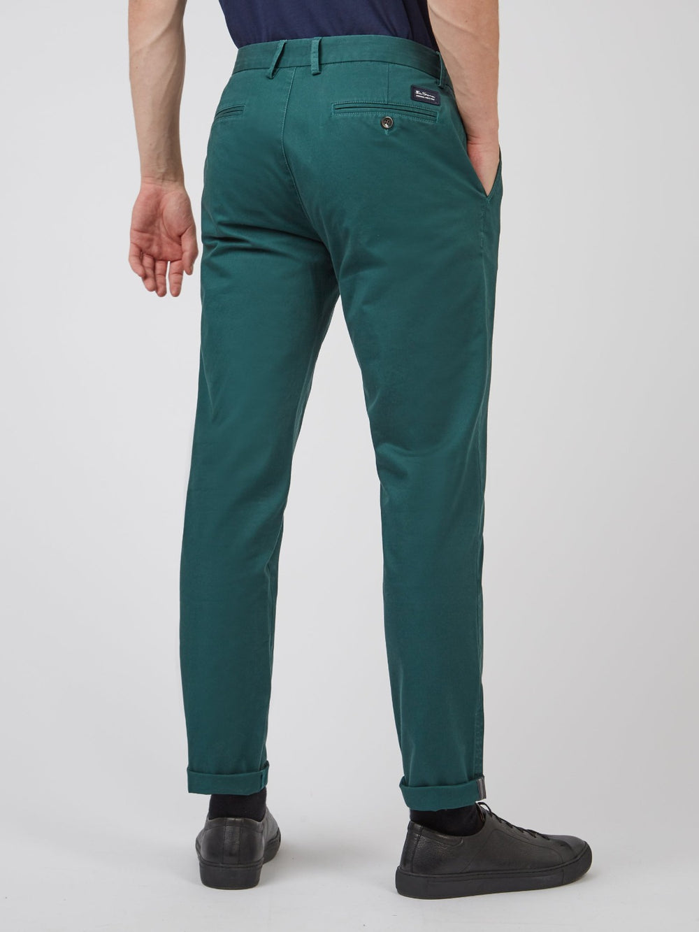 Pantalon Ben Sherman Signature Slim Stretch Chino Verde | 034-BKOUDW