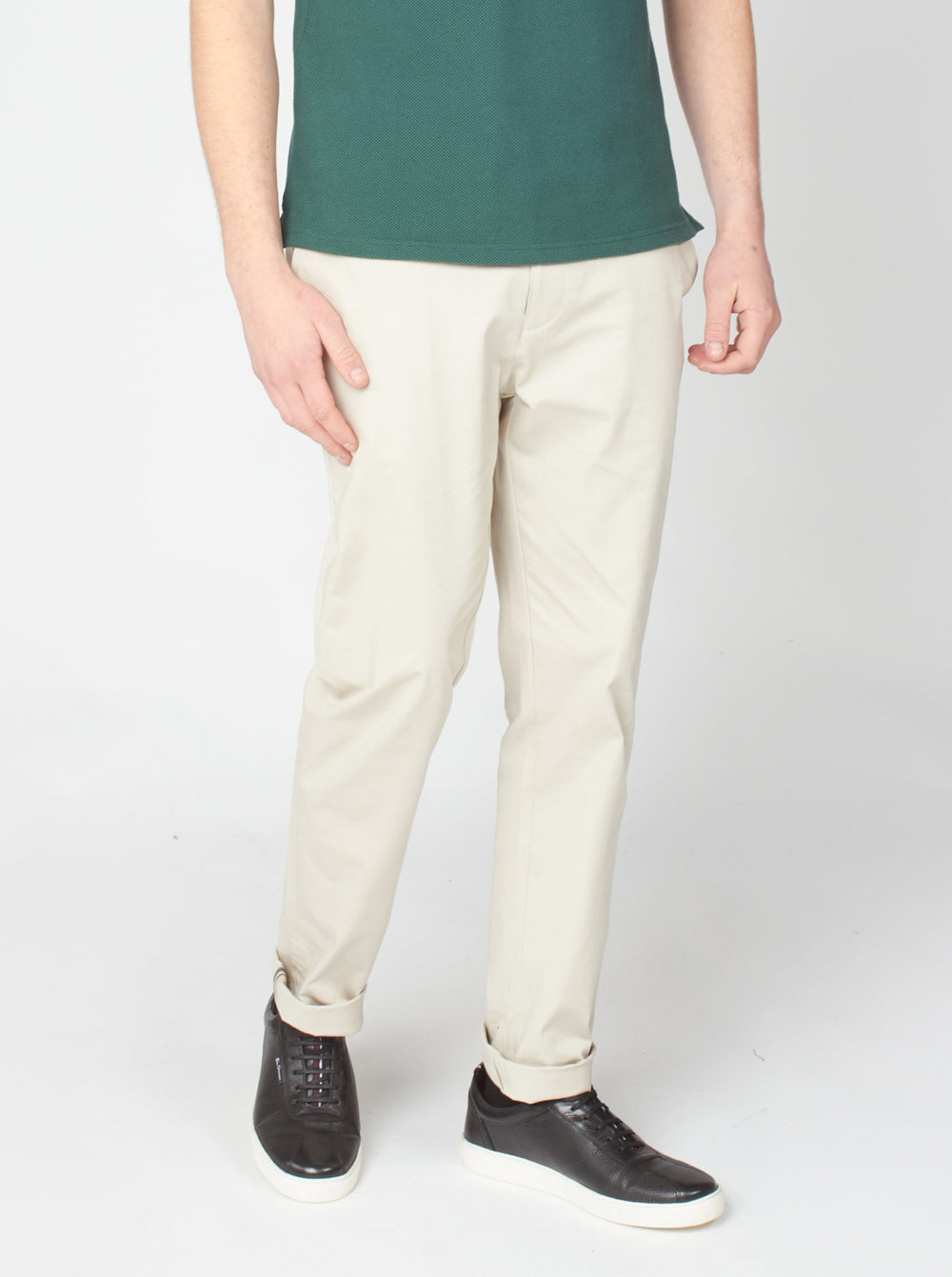 Pantalon Ben Sherman Signature Slim Stretch Chino Blancas | 431-STMYIG