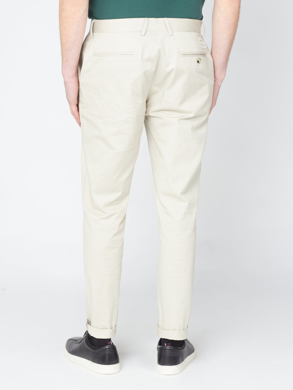 Pantalon Ben Sherman Signature Slim Stretch Chino Blancas | 431-STMYIG