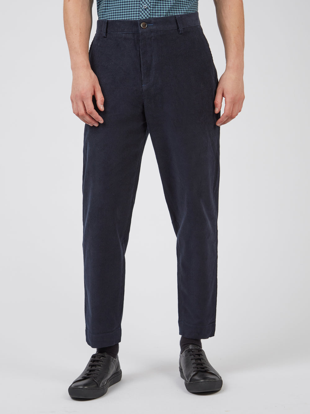 Pantalon Ben Sherman Tapered Corduroy Negras | 098-CLVYUA