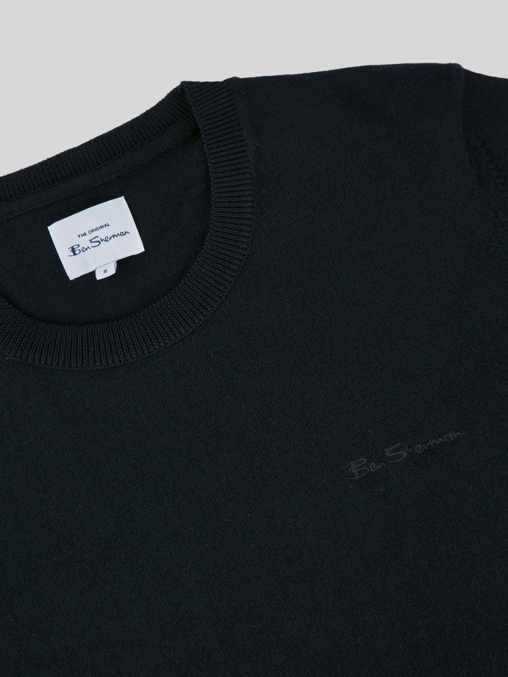 Prendas De Punto Ben Sherman Signature Crewneck Negras | 678-LMTCXO