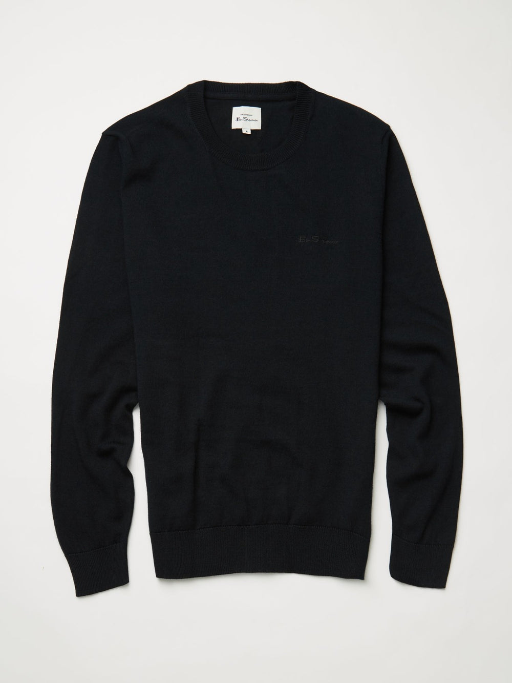 Prendas De Punto Ben Sherman Signature Crewneck Negras | 678-LMTCXO