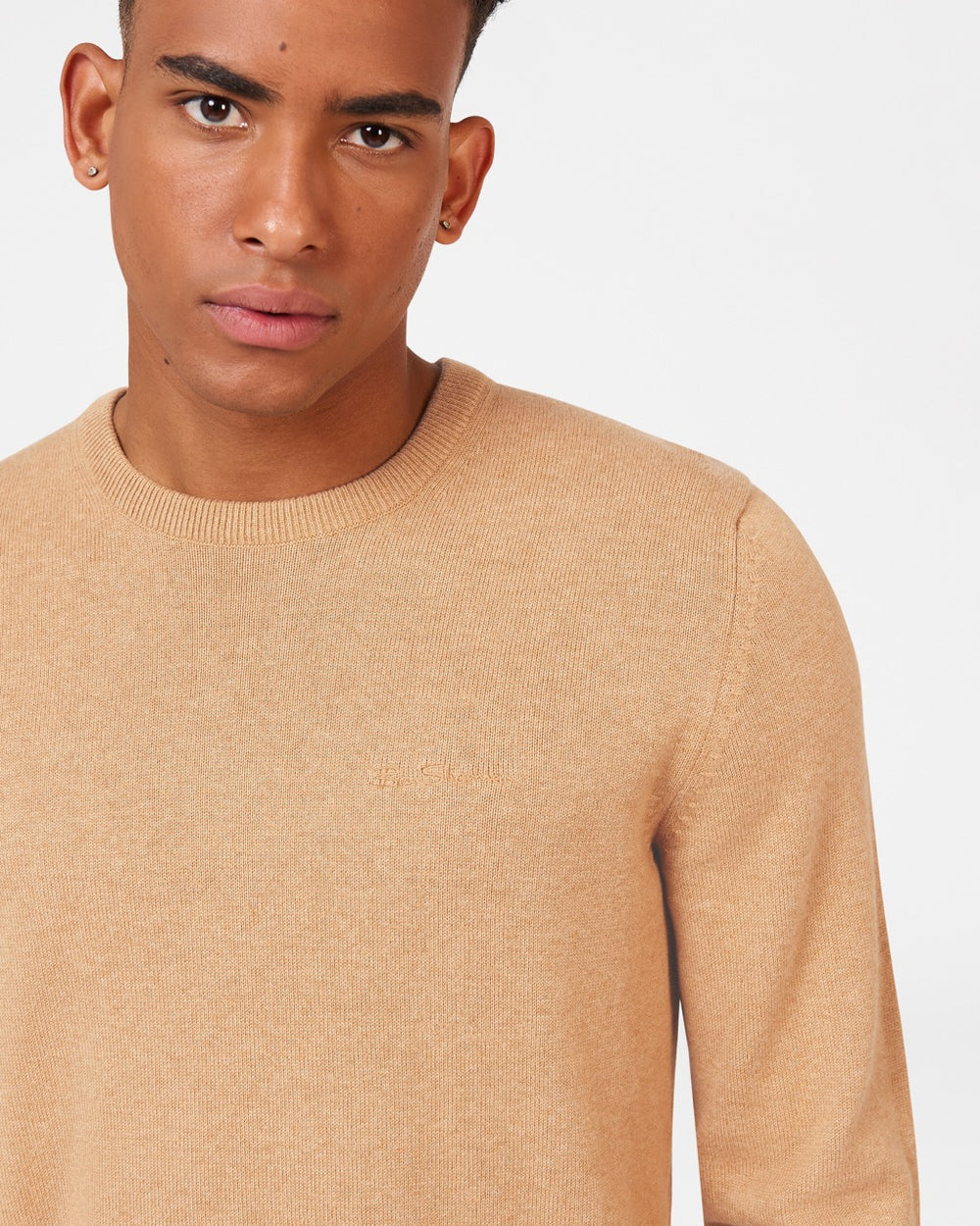 Prendas De Punto Ben Sherman Signature Crewneck Gris | 843-IKMOND