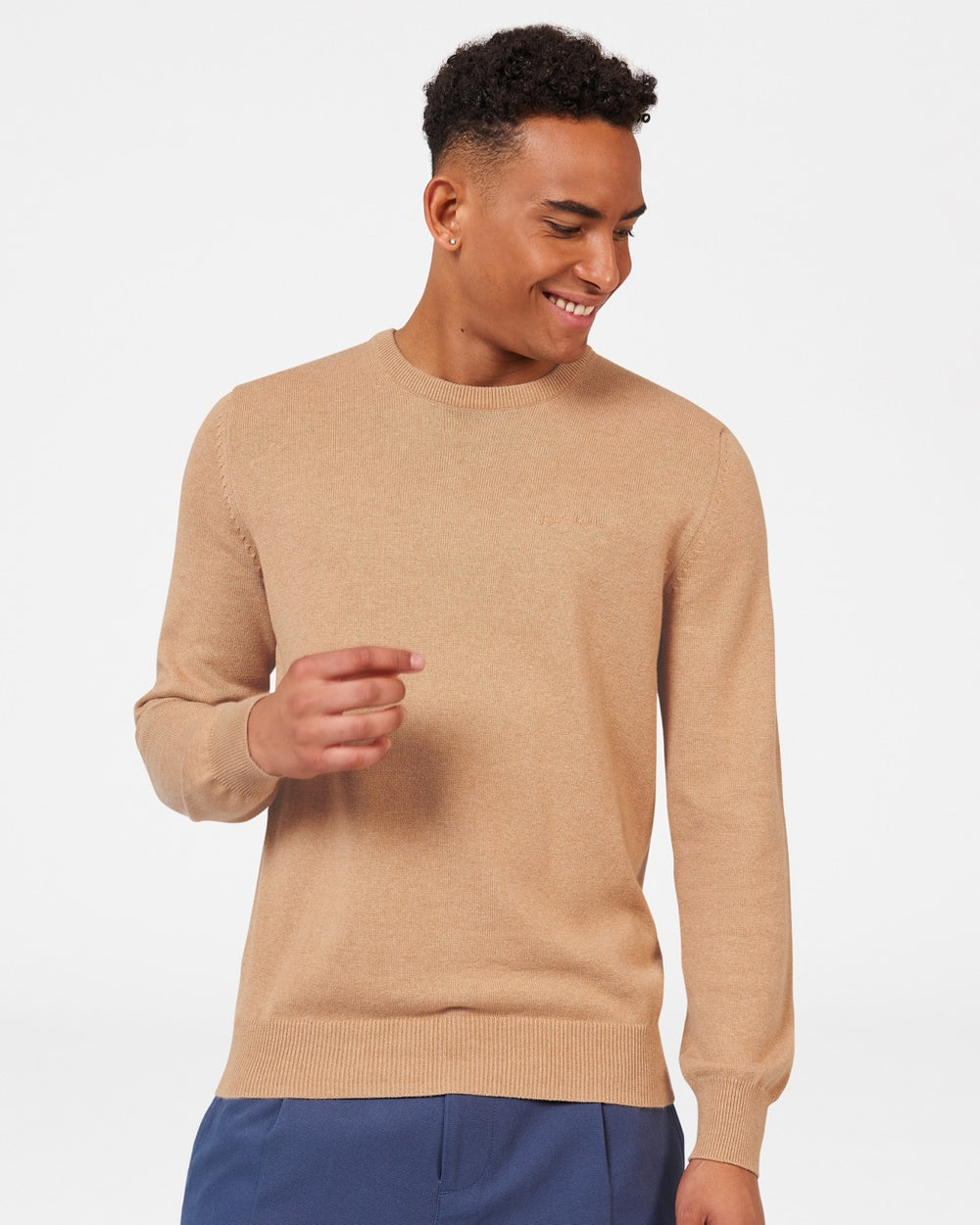 Prendas De Punto Ben Sherman Signature Crewneck Gris | 843-IKMOND