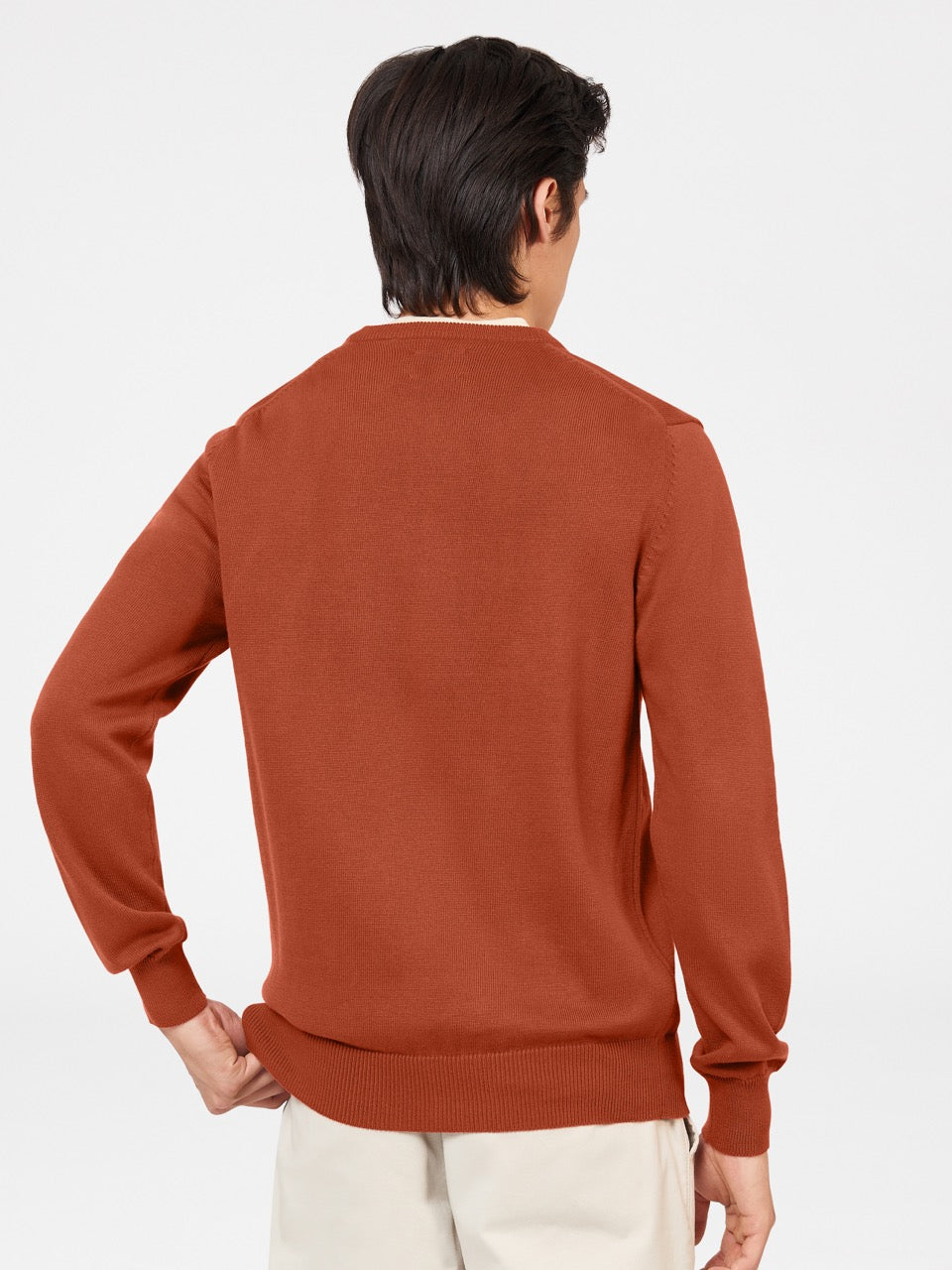 Prendas De Punto Ben Sherman Signature Crewneck Naranjas | 571-EVSWRH