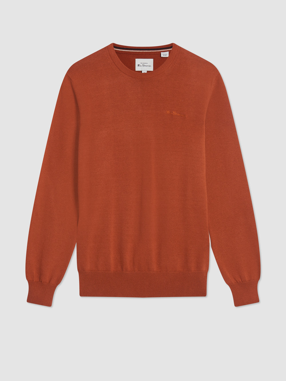 Prendas De Punto Ben Sherman Signature Crewneck Naranjas | 571-EVSWRH