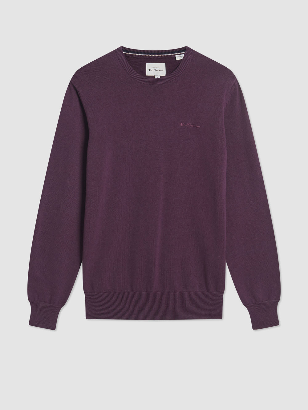 Prendas De Punto Ben Sherman Signature Crewneck Moradas | 968-YCVWFM