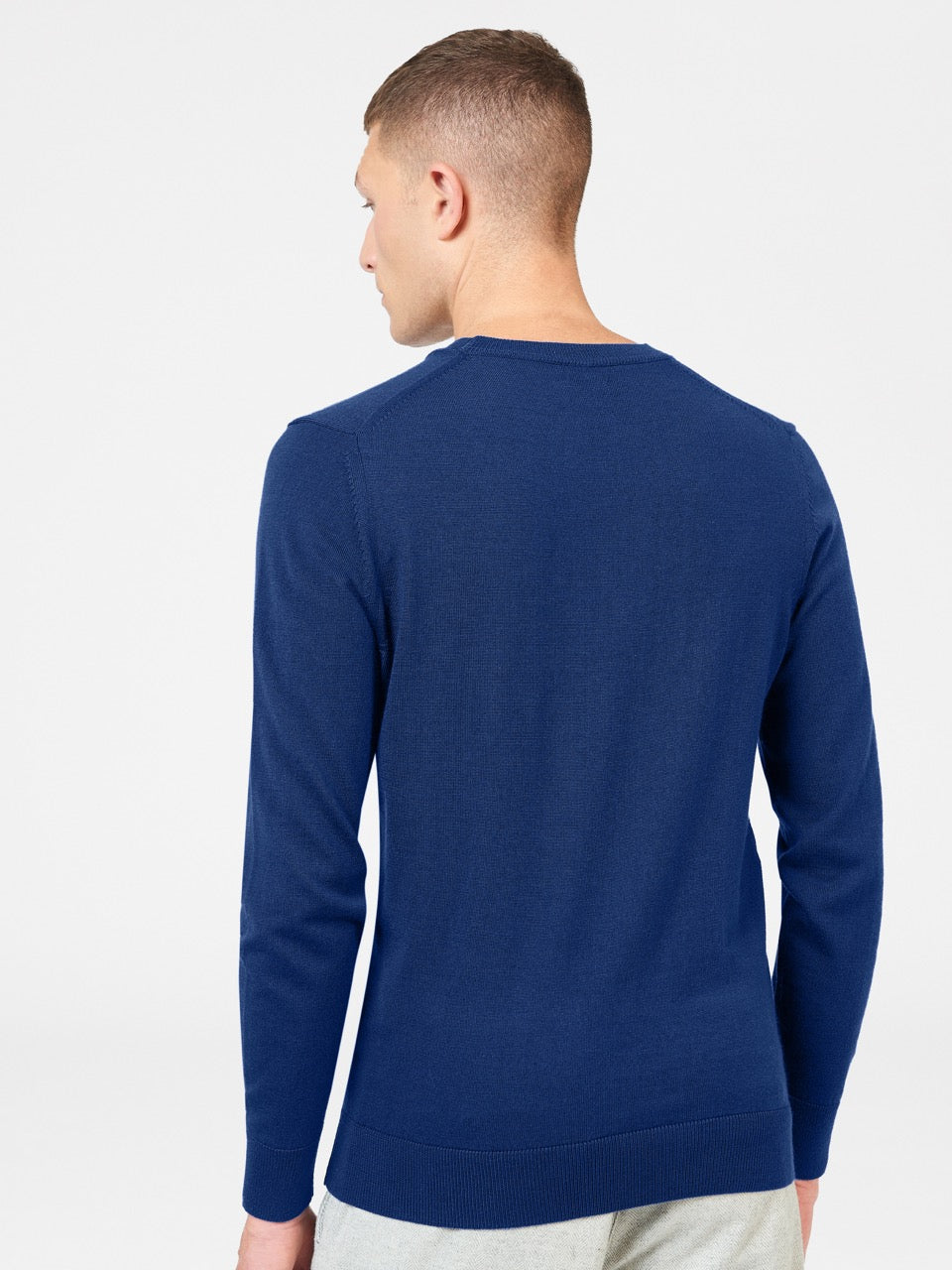 Prendas De Punto Ben Sherman Signature Merino Crewneck Azules | 578-RLDWNC