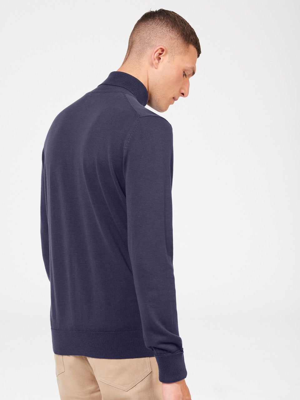 Prendas De Punto Ben Sherman Signature Roll Neck Moradas | 648-RDSPIL