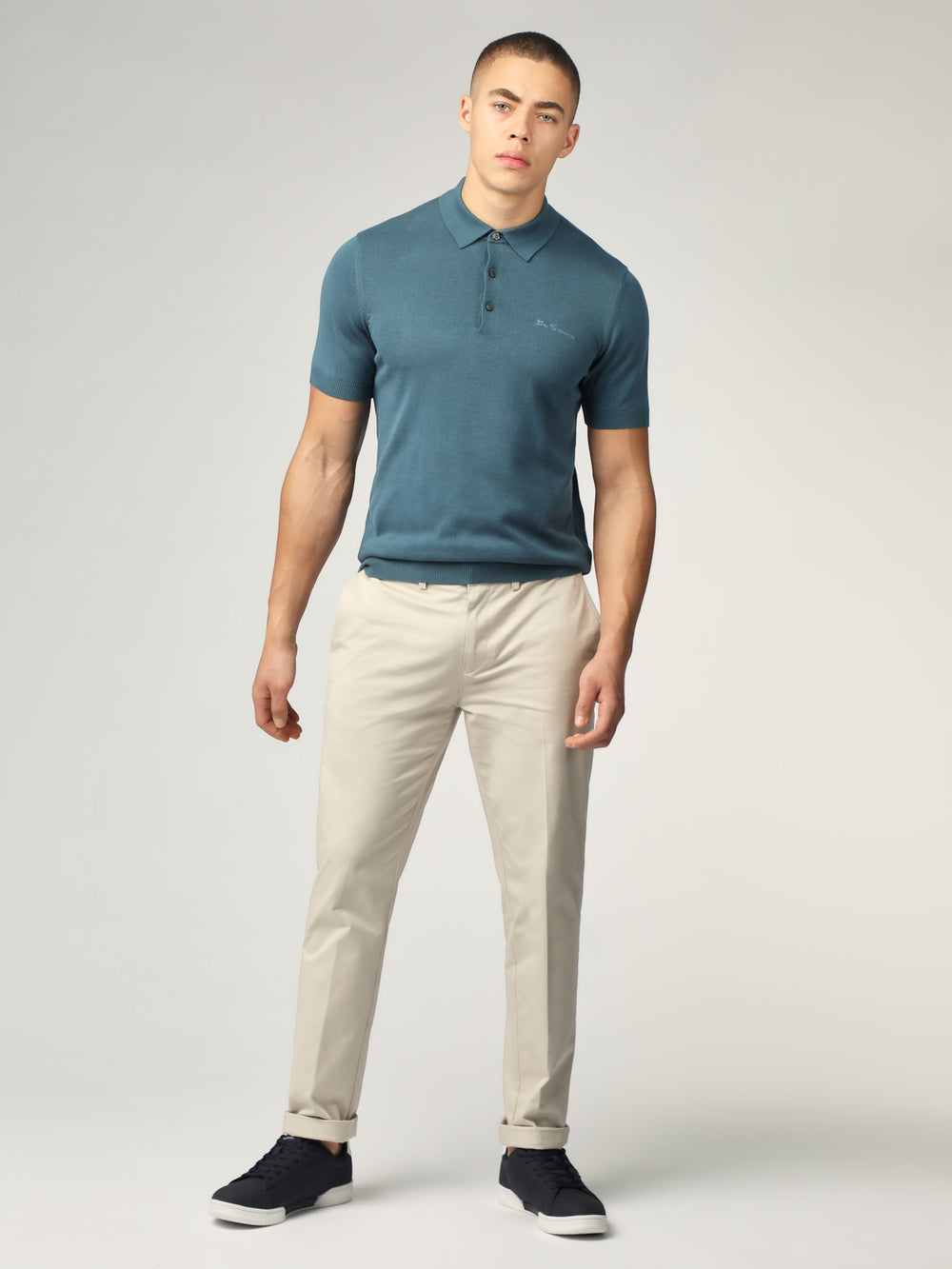 Prendas De Punto Ben Sherman Signature Short Sleeve Polo Turquesa | 695-OMCABK