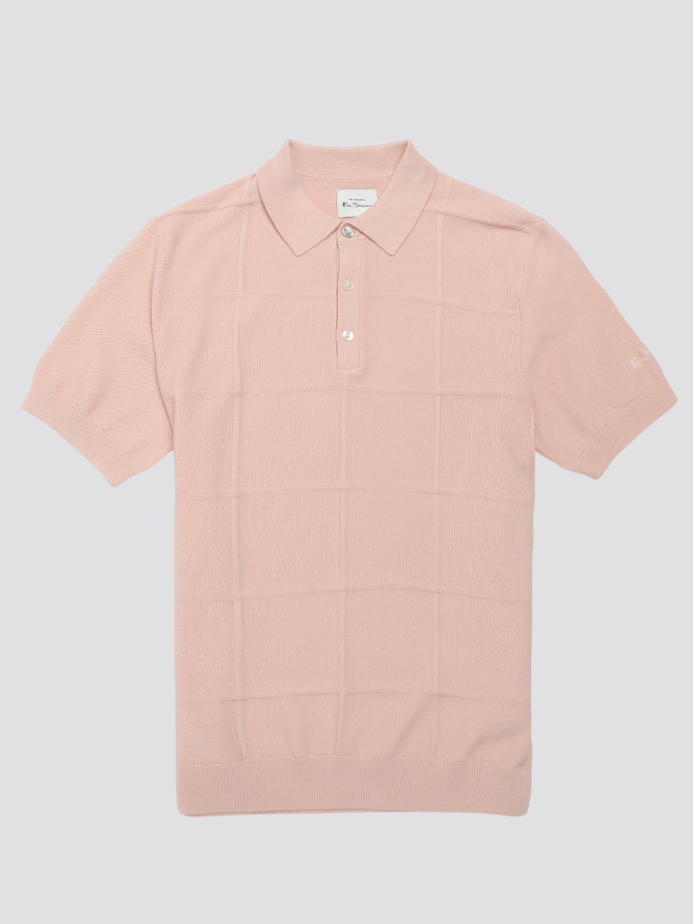 Prendas De Punto Ben Sherman Signature Textured Polo Rosas | 958-IOYKXM