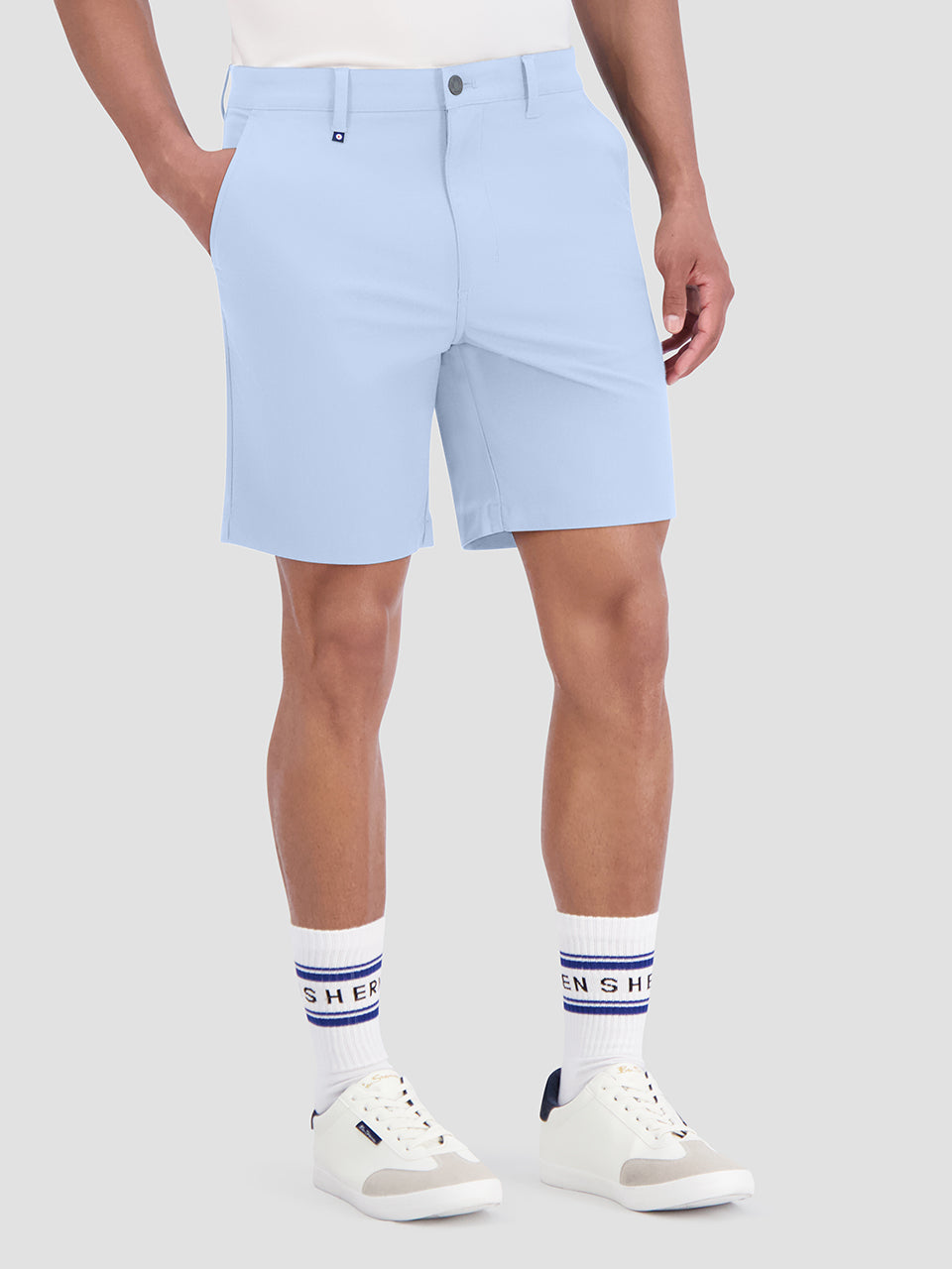 Short Ben Sherman 4Way Stretch Tech Azules | 608-YSUVDP