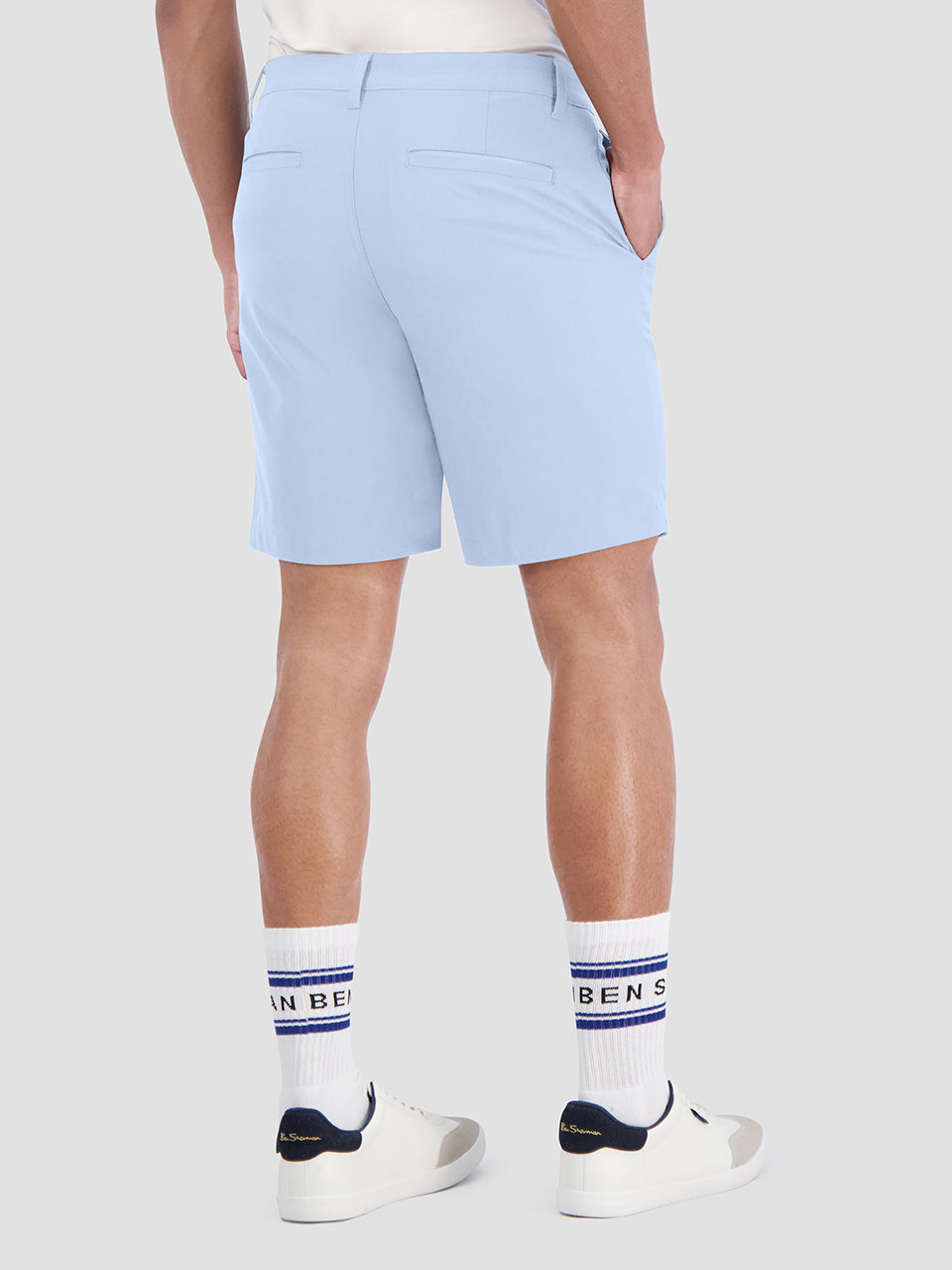 Short Ben Sherman 4Way Stretch Tech Azules | 608-YSUVDP