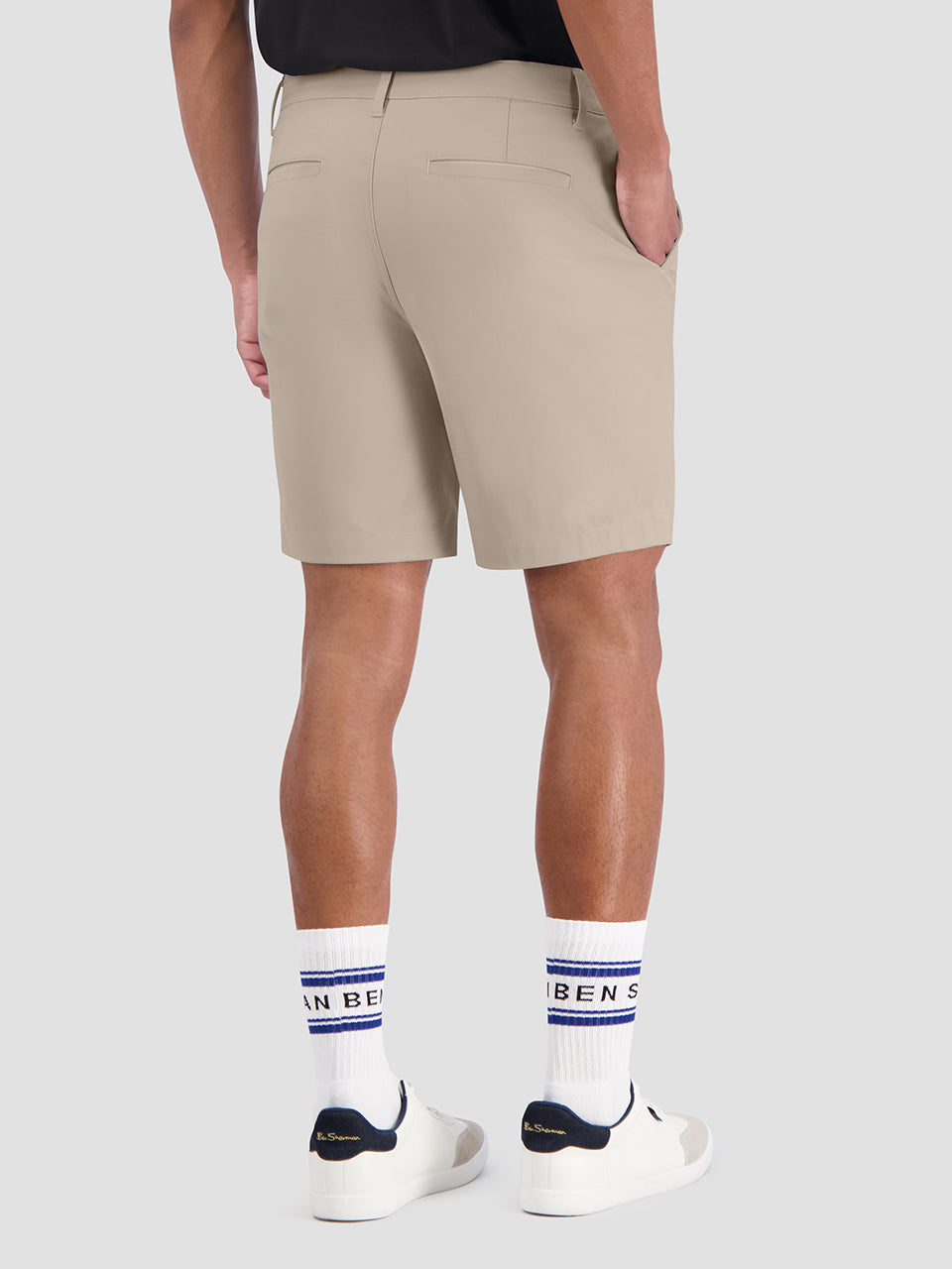 Short Ben Sherman 4Way Stretch Tech Kaki | 486-WCLEXG