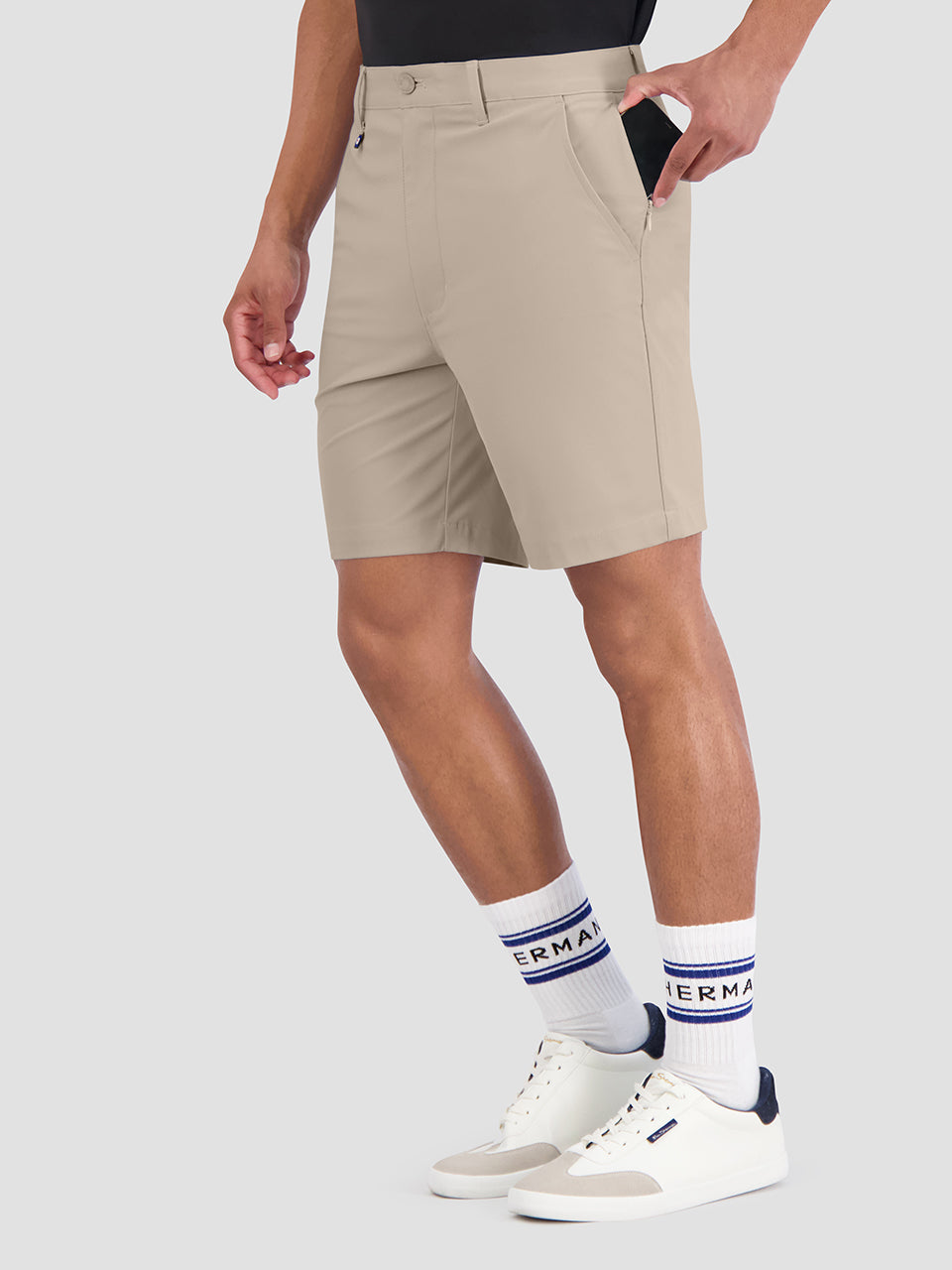 Short Ben Sherman 4Way Stretch Tech Kaki | 486-WCLEXG