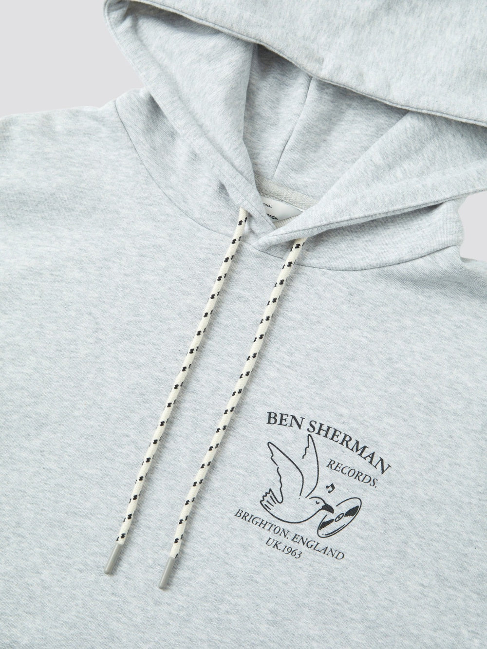 Sudaderas Ben Sherman Brighton Records Graphic Gris | 160-XTNWQJ