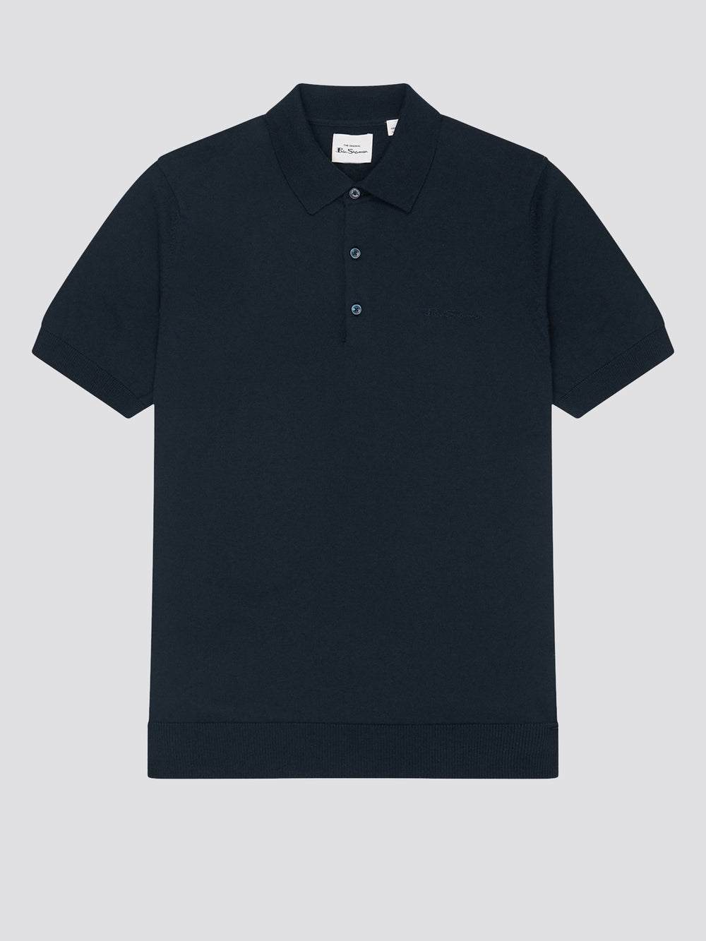 Suéteres De Cuello Polo Ben Sherman Signature Azul Marino | 537-KZOHXA