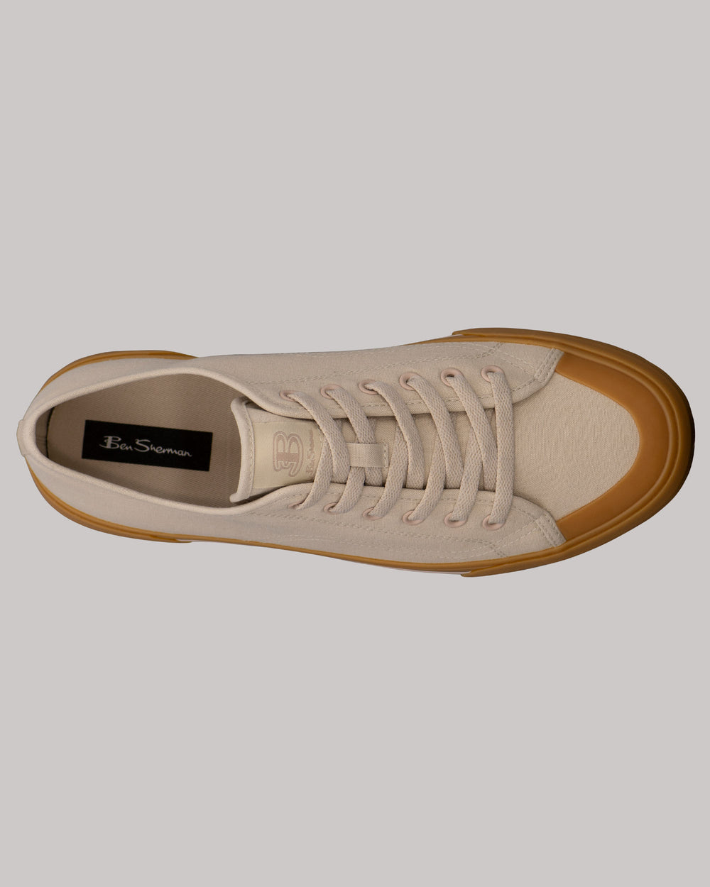 Tenis Ben Sherman Belfast Beige Claro | 283-DQAOKY