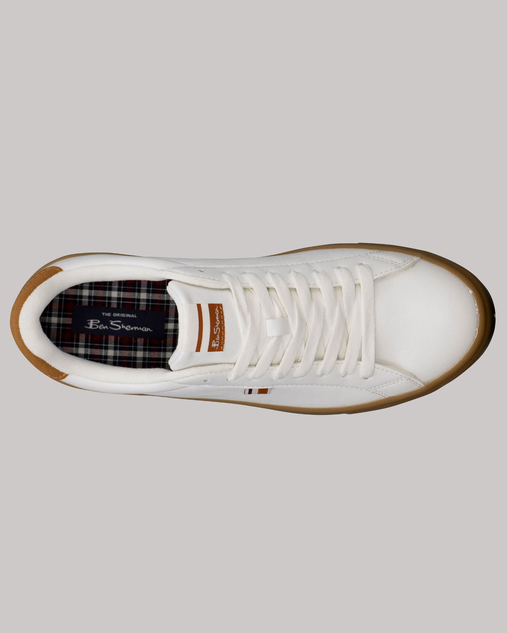 Tenis Ben Sherman Crowley Blancas Marrones | 907-DRKXMS