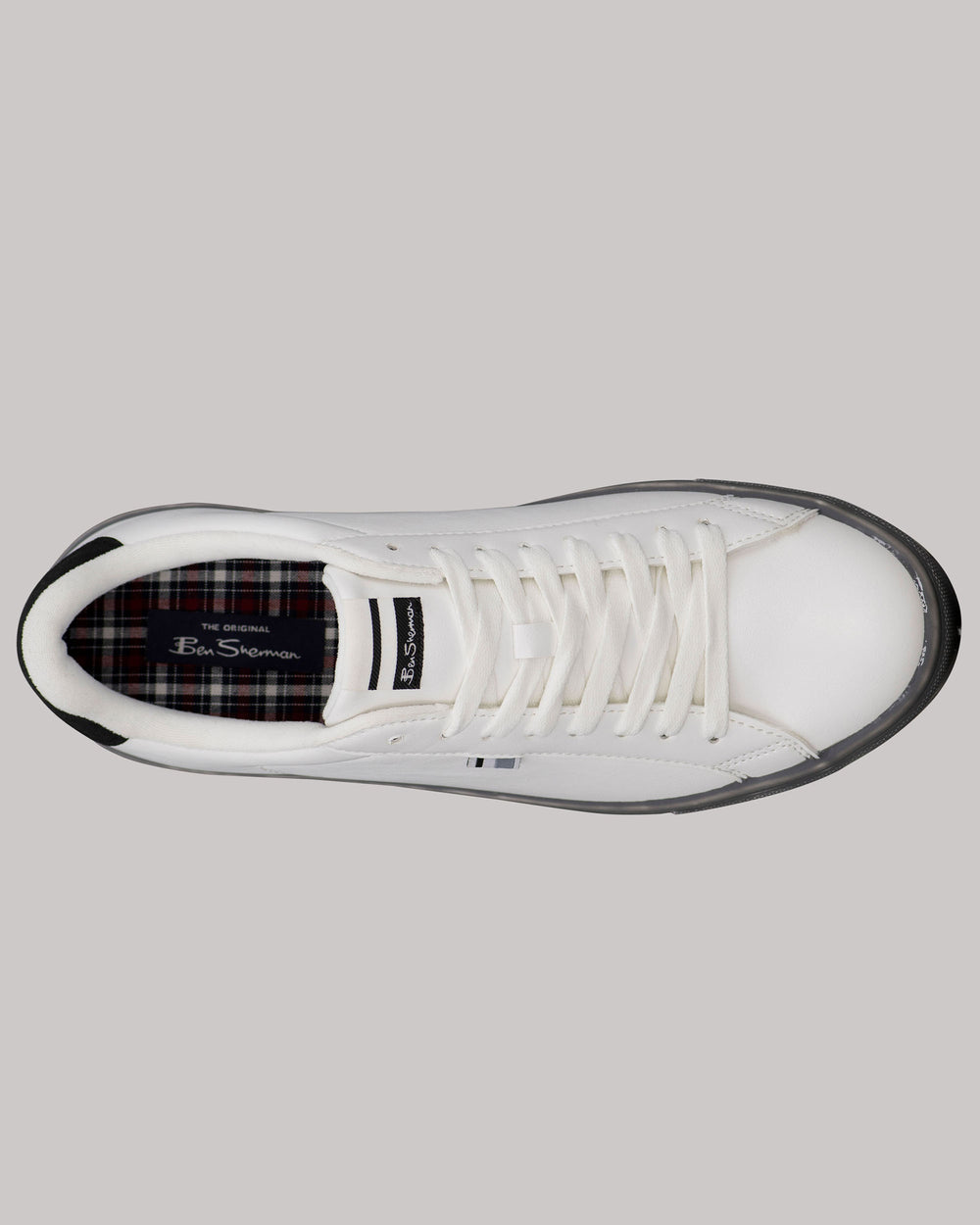 Tenis Ben Sherman Crowley Blancas Negras | 248-PSNHFU