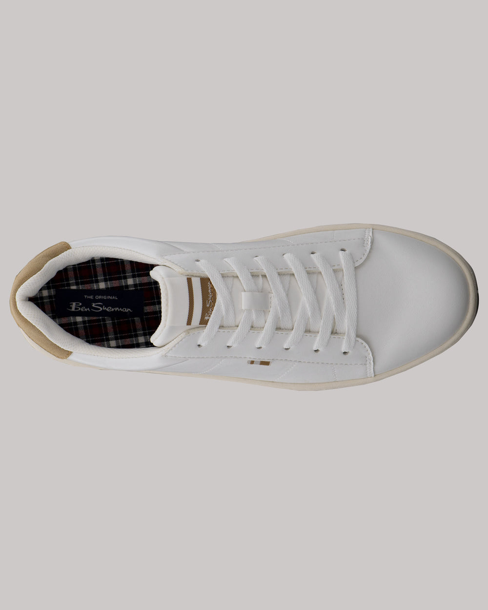 Tenis Ben Sherman Hampton Blancas Marrones | 906-XCADIF