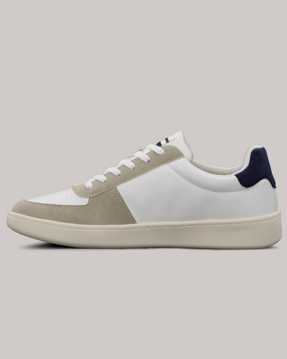 Tenis Ben Sherman Hyde Navy Stripe Blancas | 794-VIGXNZ